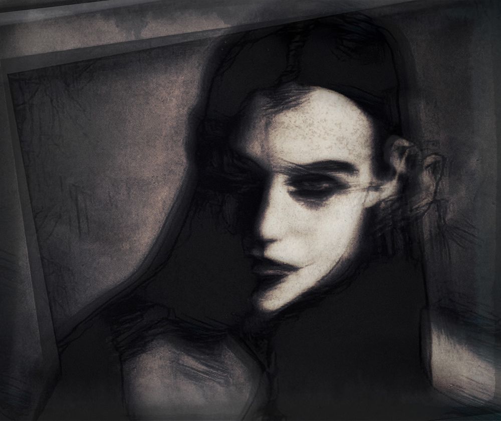 A Quiet Darkness (portrait) art print by Dalibor Davidovic for $57.95 CAD