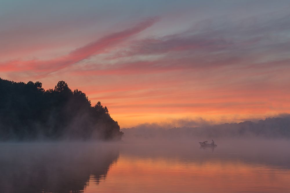 Misty Lake #2 art print by Austin for $57.95 CAD
