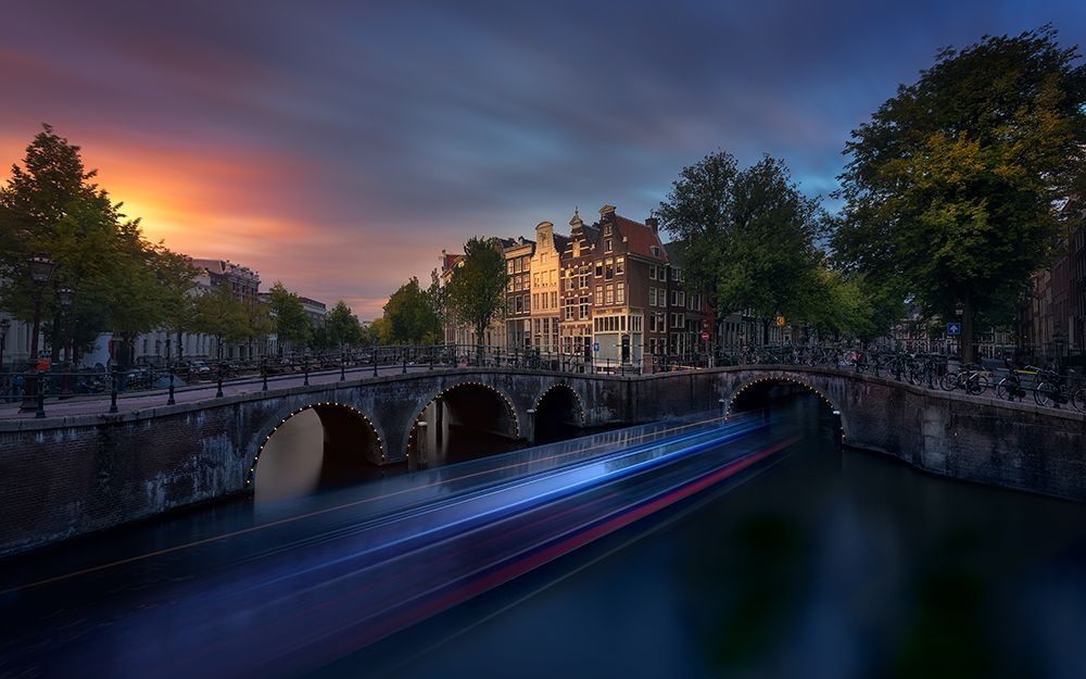 Amsterdam Sunset art print by Jesus M. Garcia for $57.95 CAD