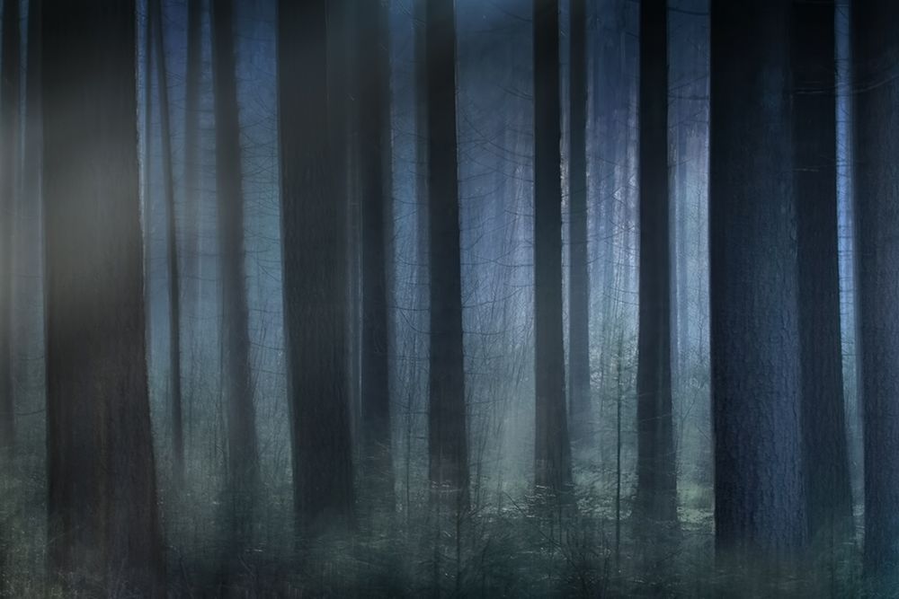 Blue light art print by Nel Talen for $57.95 CAD