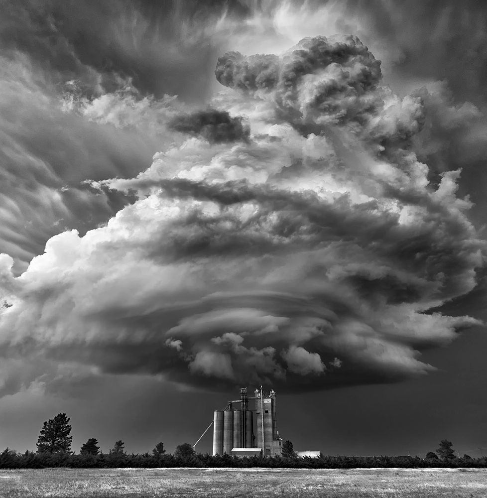 Monochrome Mesocyclone art print by Rob Darby for $57.95 CAD
