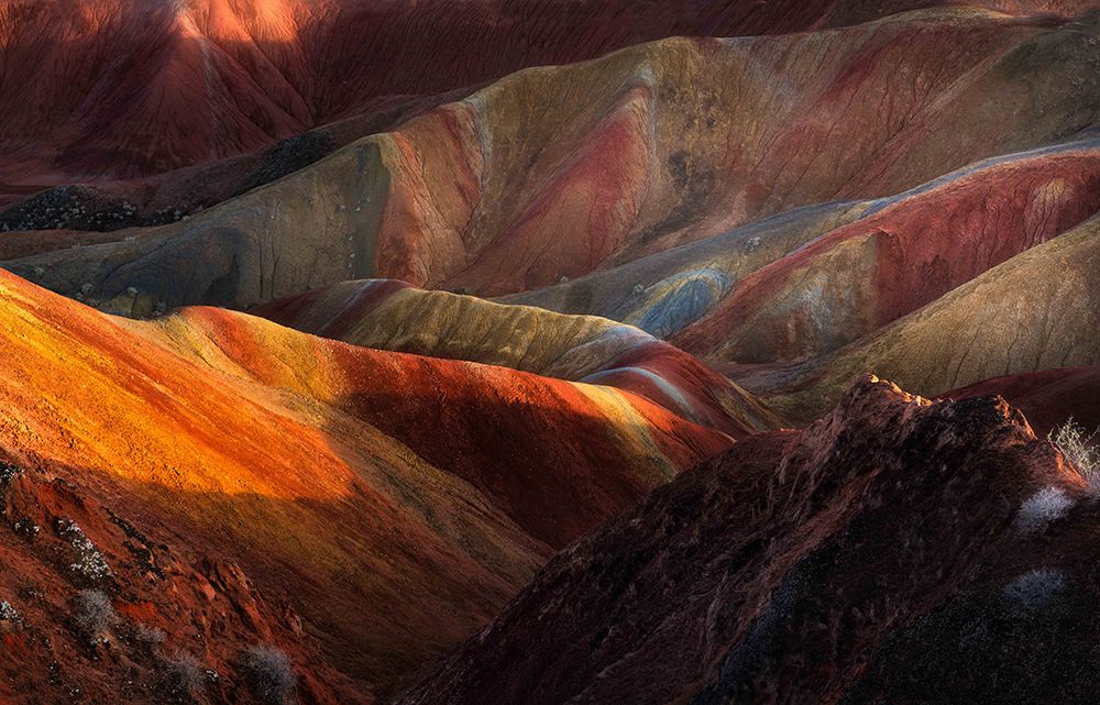 Danxia Landforms art print by Fei Shi for $57.95 CAD