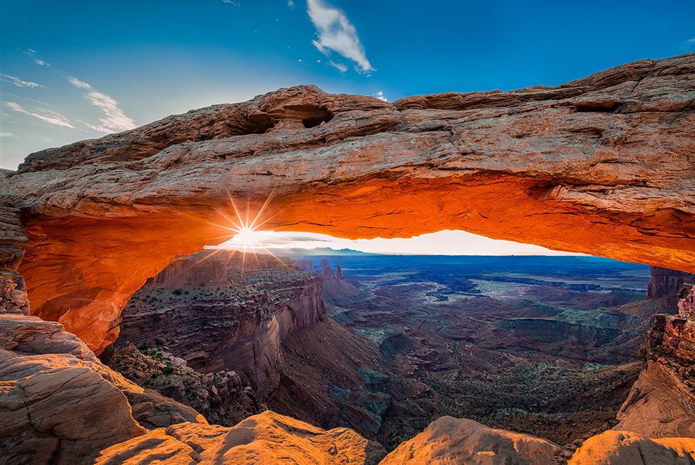 Sunrise At Mesa Arch art print by Michael Zheng for $57.95 CAD