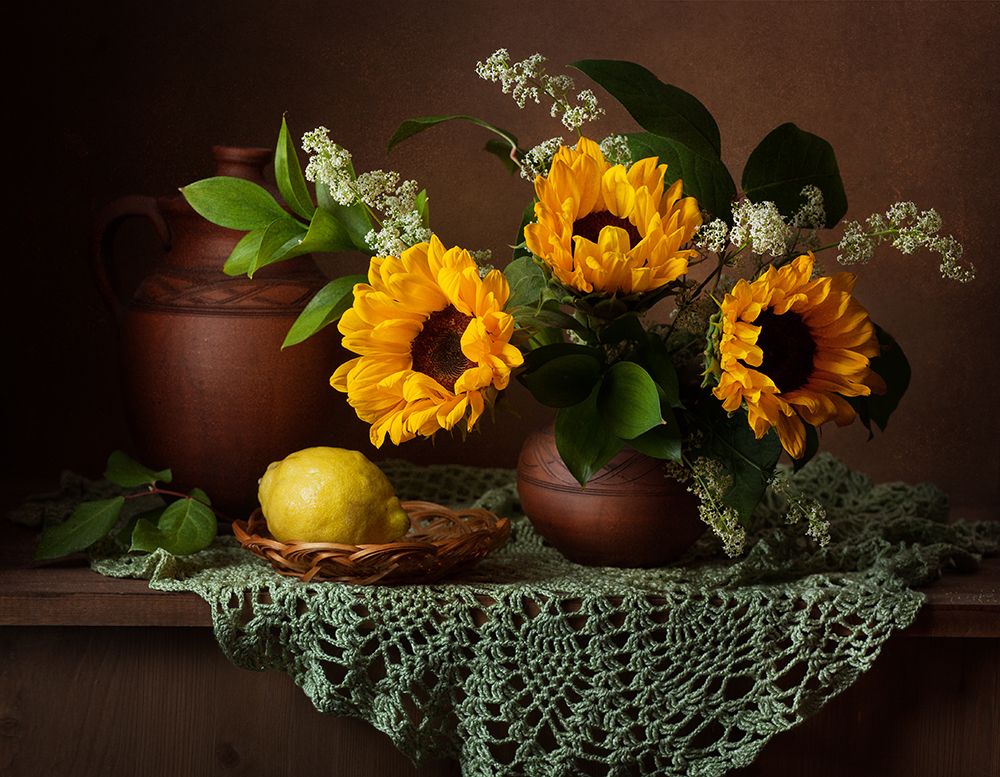 Sunflowers art print by Alina Lankina for $57.95 CAD