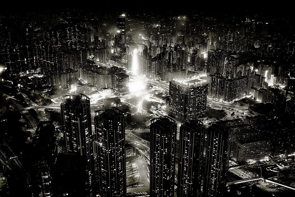 hong kong night art print by Kenichiro Hagiwara for $57.95 CAD