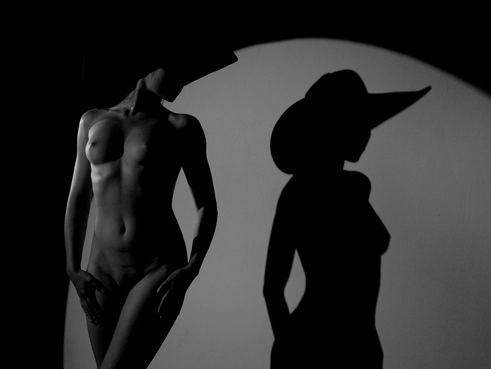 The hat art print by Izak Katz for $57.95 CAD