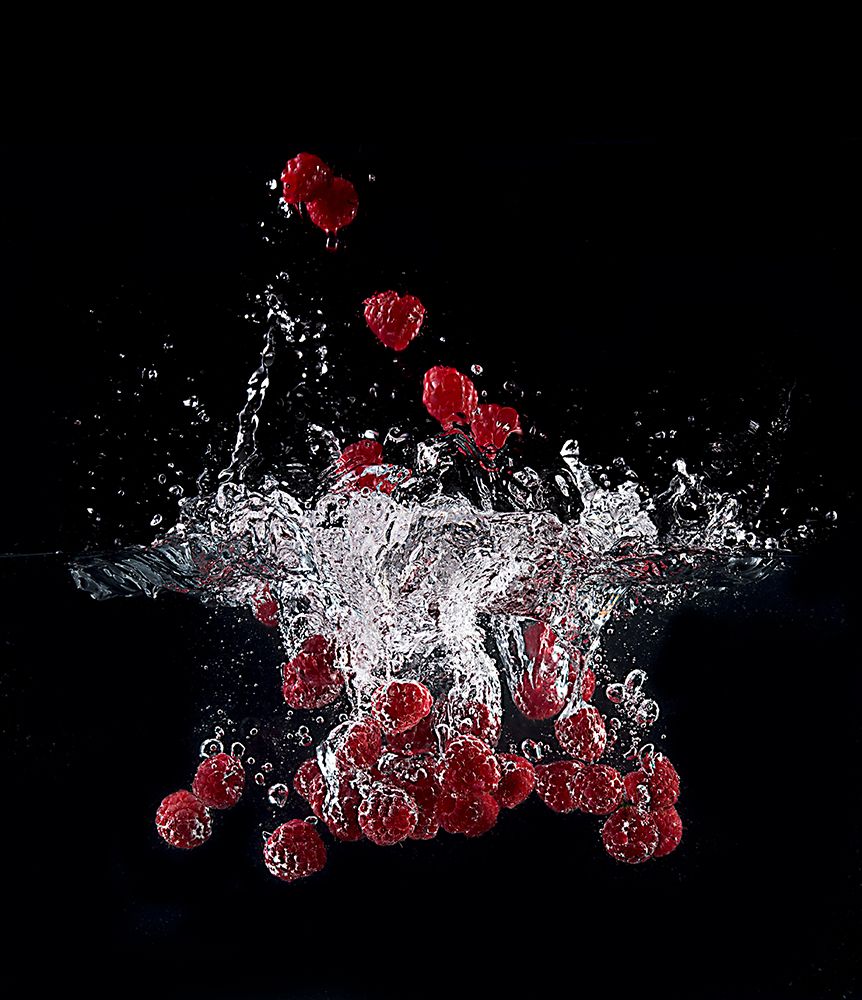 Raspberry Splash art print by Mogyorosi Stefan for $57.95 CAD