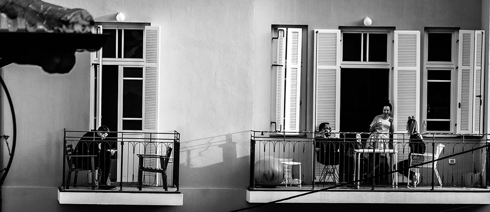 afternoon on the Balcony art print by Dov Amar for $57.95 CAD