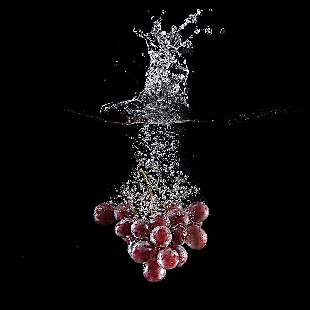 Grapes Splash art print by Mogyorosi Stefan for $57.95 CAD