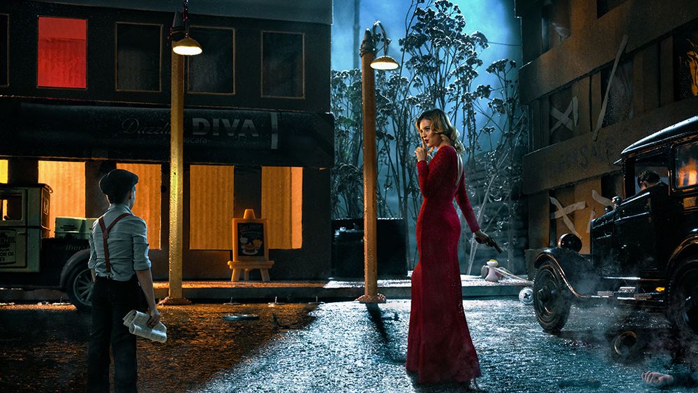 The devil wears red art print by Sergey Parishkov for $57.95 CAD