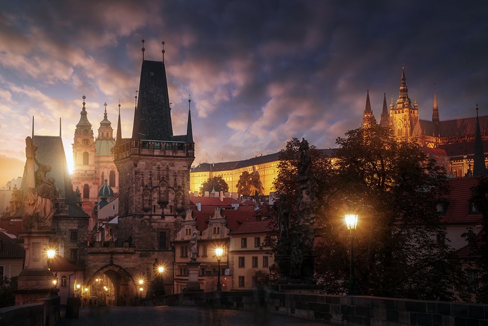 Prague Sun. art print by Juan Pablo De for $57.95 CAD