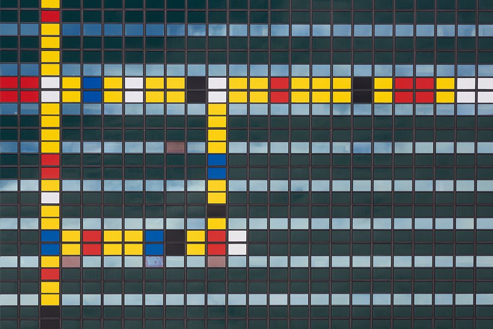 Lines and colors art print by Jan Niezen for $57.95 CAD