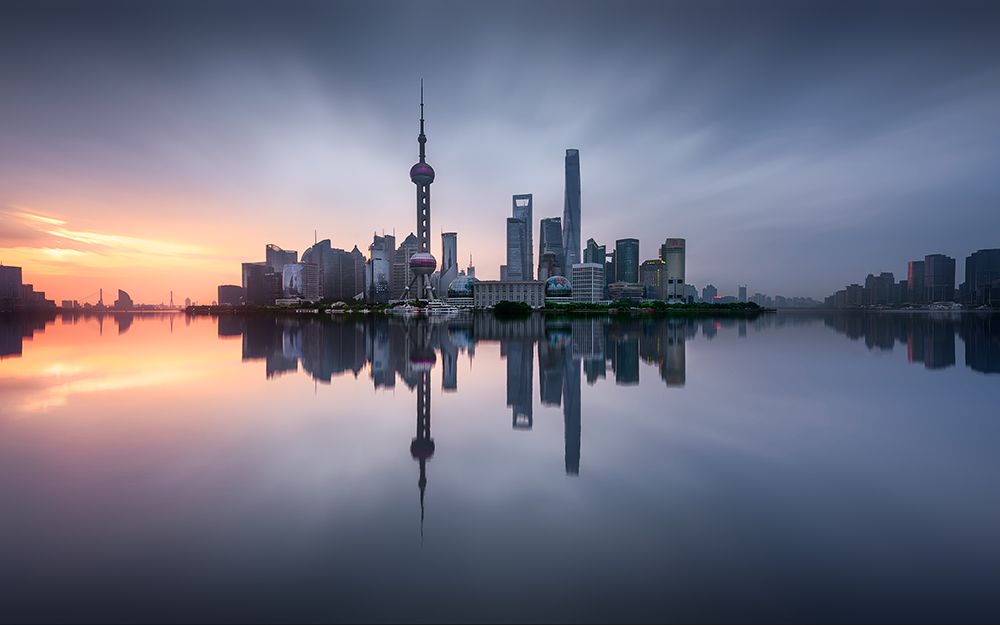 Good Morning Shanghai art print by Jesus M. Garcia for $57.95 CAD