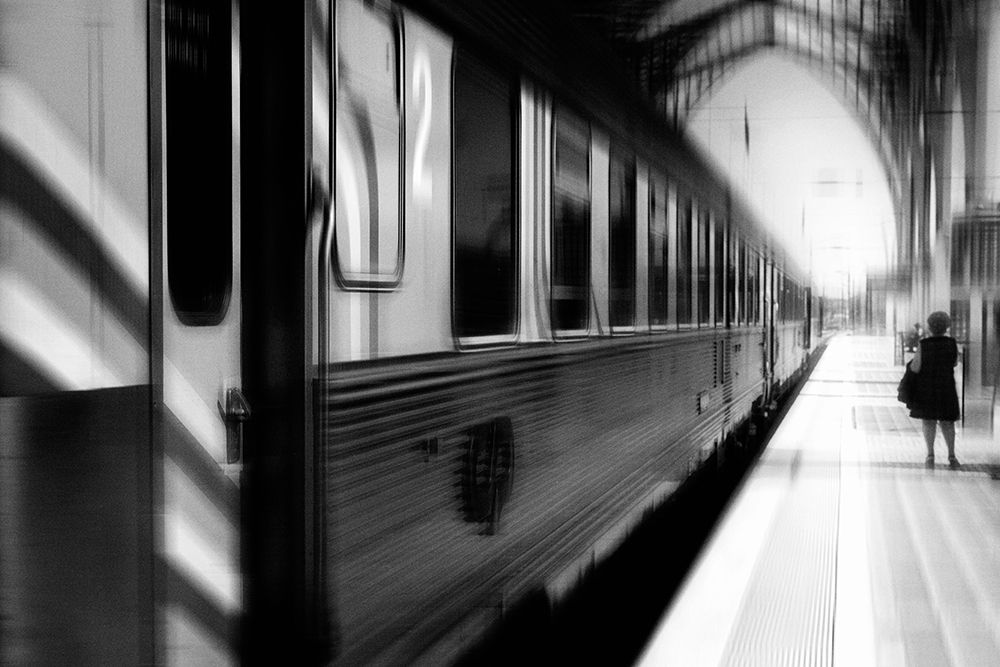 last train leaving paris art print by Rui Correia for $57.95 CAD