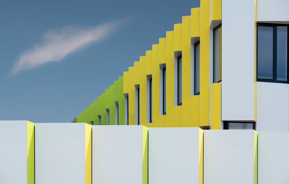 Zigzag facade art print by Greetje van Son for $57.95 CAD