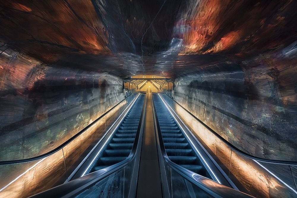 Magic elevator art print by liwulei for $57.95 CAD