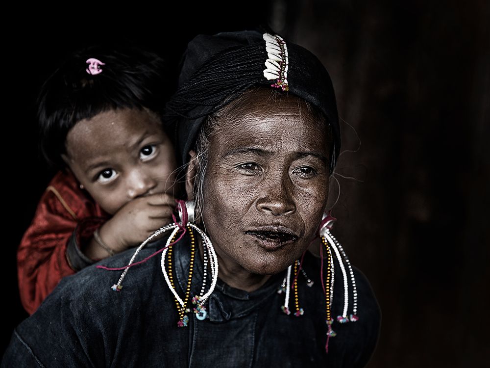 potrait myanmar art print by Amnon Eichelberg for $57.95 CAD