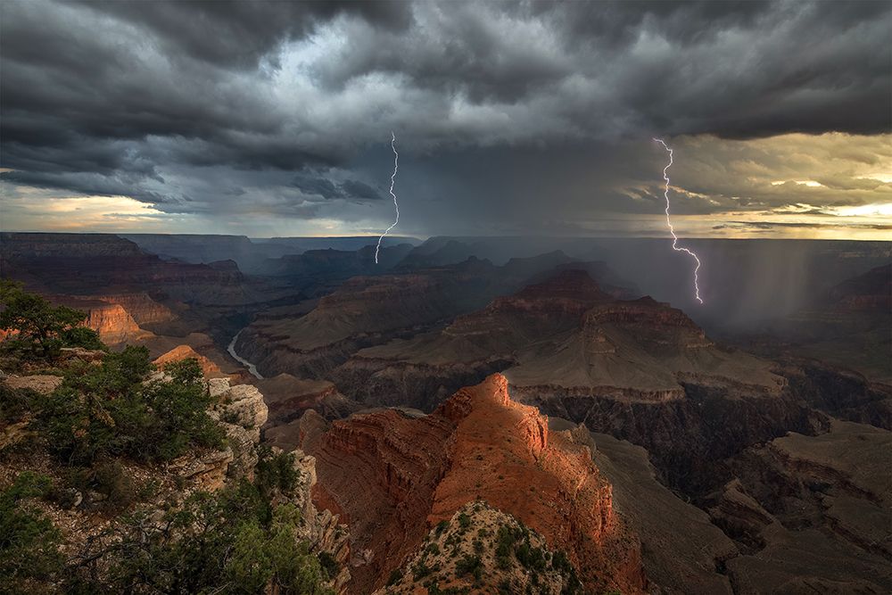 Mohave Point Thunderstorm art print by John W Dodson for $57.95 CAD