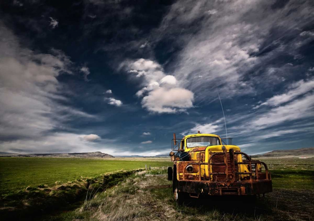 Yellow Truck art print by Thorsteinn H. Ingibergsson for $57.95 CAD