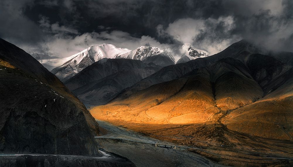 A Bend To Light art print by Selions for $57.95 CAD