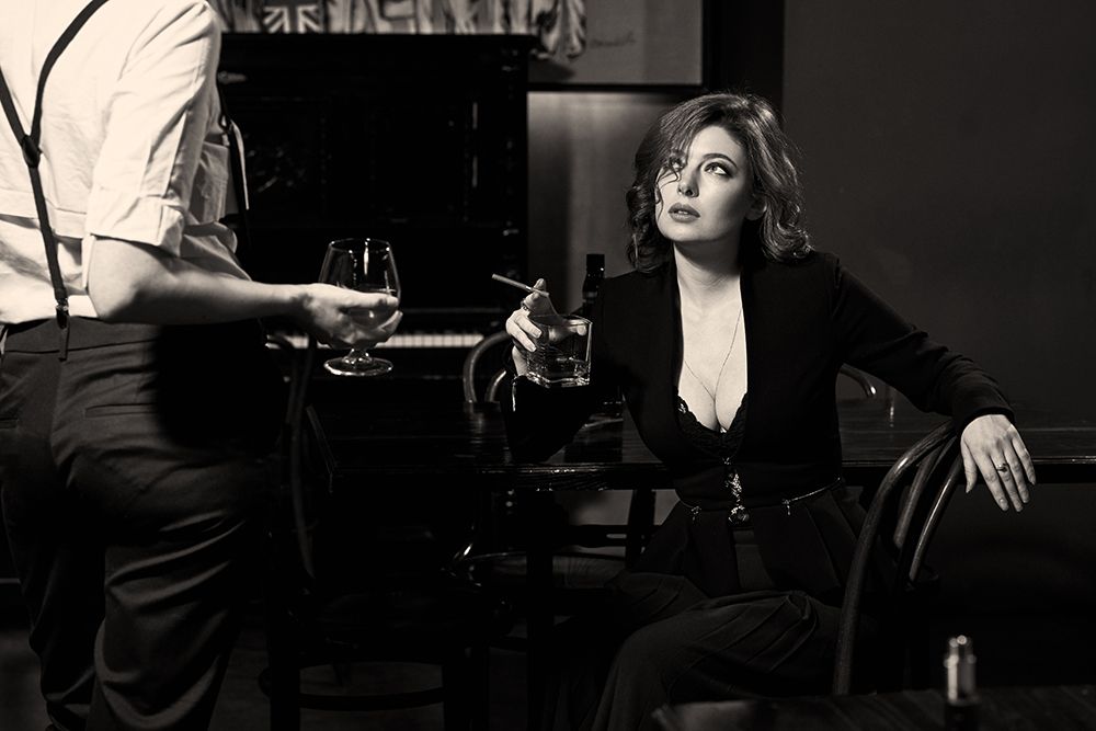 At The Bar art print by Sergei Smirnov for $57.95 CAD