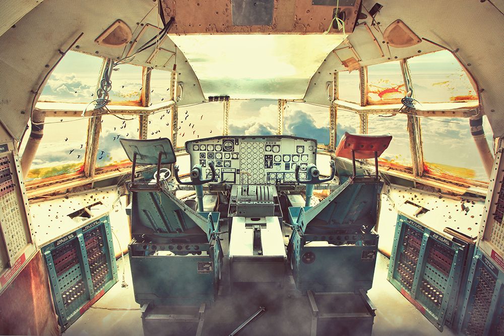 Flying Dead Plane art print by Muhammad Syafei for $57.95 CAD