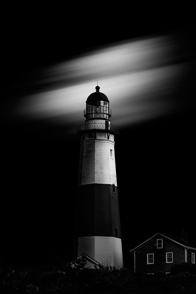 America in Noir - The Lighthouse art print by Jackson Carvalho for $57.95 CAD