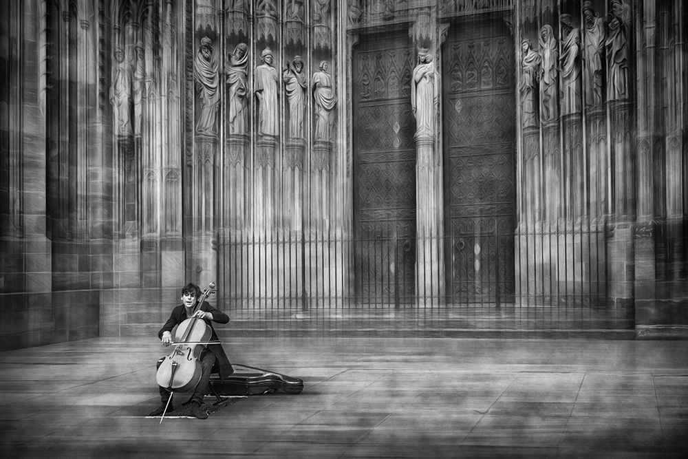 the cellist art print by Roswitha Schleicher-Schwarz for $57.95 CAD
