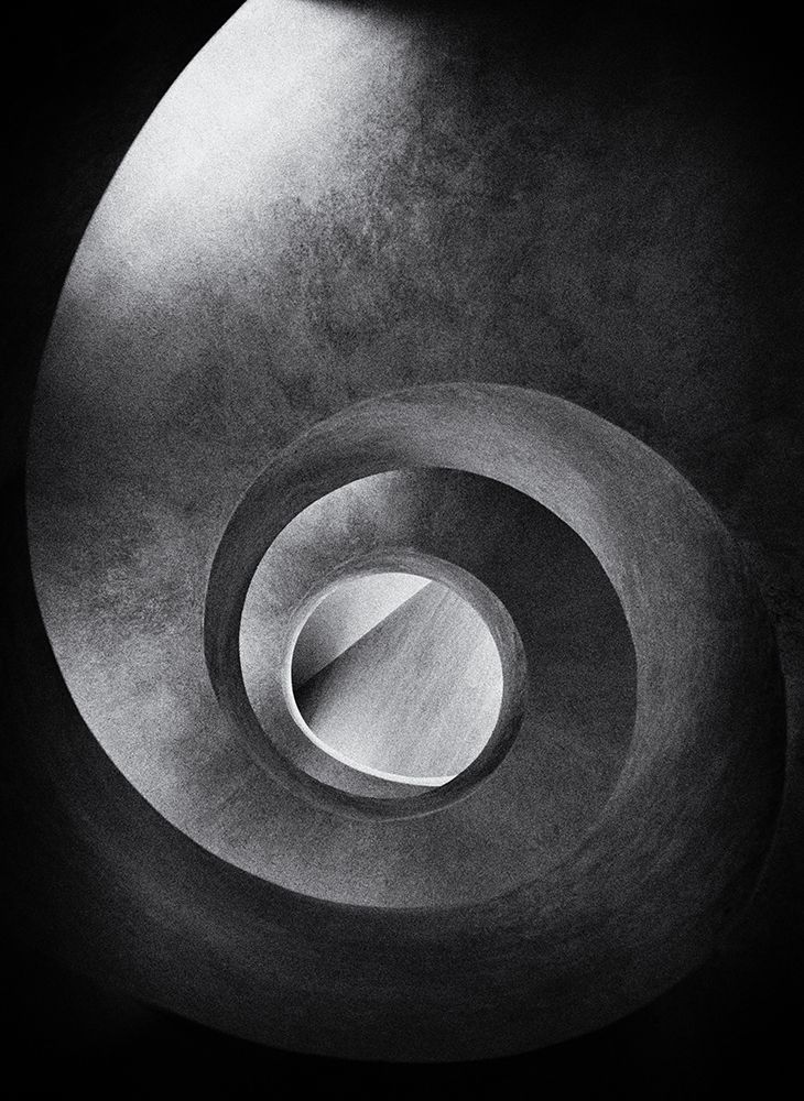 Spiral and diagonal art print by Burghard Nitzschmann for $57.95 CAD