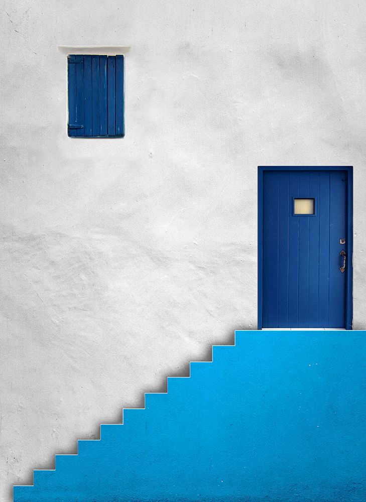 Blue House art print by Alfonso Novillo for $57.95 CAD