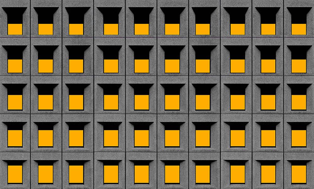 Yellow Squares art print by Inge Schuster for $57.95 CAD