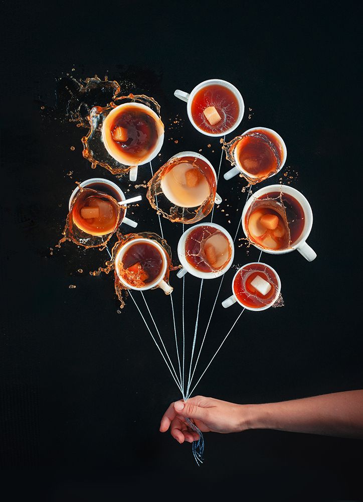Coffee Balloons art print by Dina Belenko for $57.95 CAD