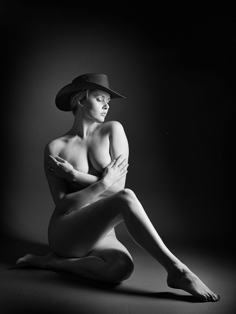 Carla and her hat art print by Colin Dixon for $57.95 CAD