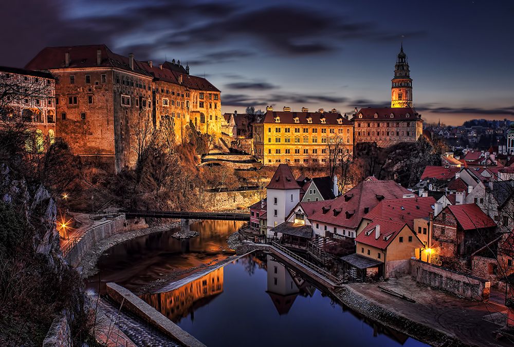 Cesky Krumlov art print by Petr Kubat for $57.95 CAD