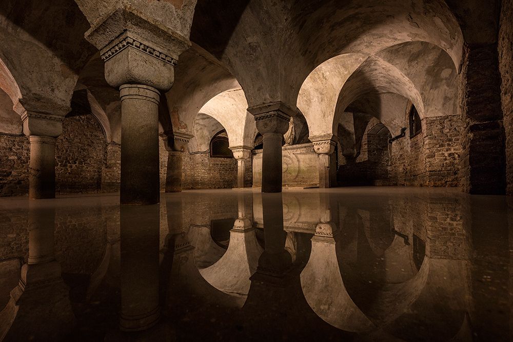 Water in the Crypt art print by Christopher Budny for $57.95 CAD