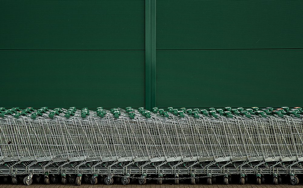 Shopping Trolleys art print by Inge Schuster for $57.95 CAD