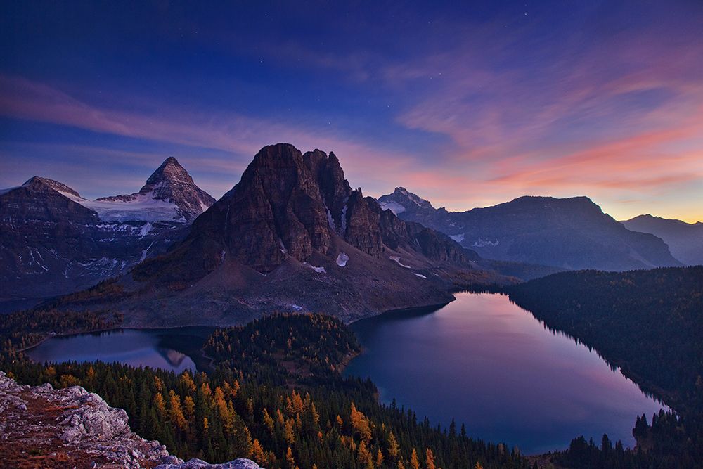 Twilight At Mount Assiniboine art print by Yan Zhang for $57.95 CAD