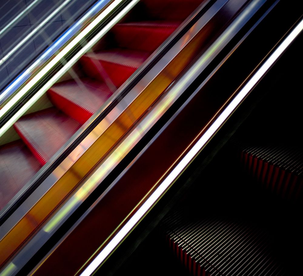 Escalator art print by Par Soderman for $57.95 CAD