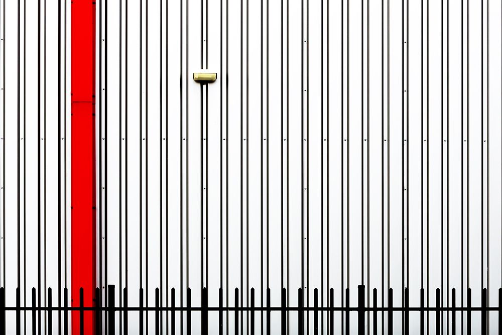 Red Lined art print by Jan Niezen for $57.95 CAD