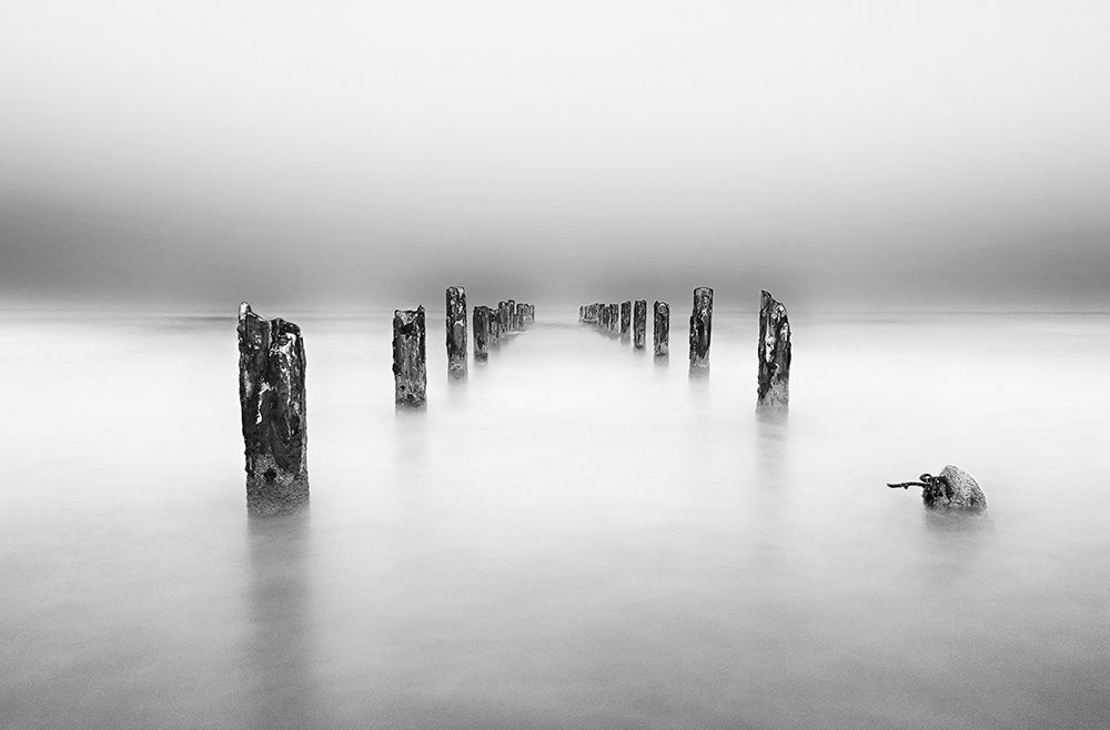 old naples pier art print by Tamara Cohen for $57.95 CAD