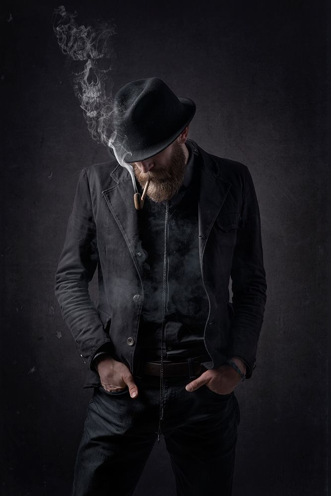 Smoking art print by Jose Garcia for $57.95 CAD