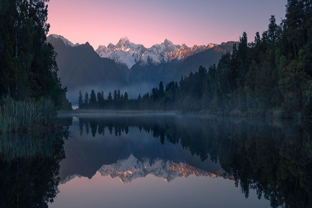 Lake Matheson art print by Jingshu Zhu for $57.95 CAD