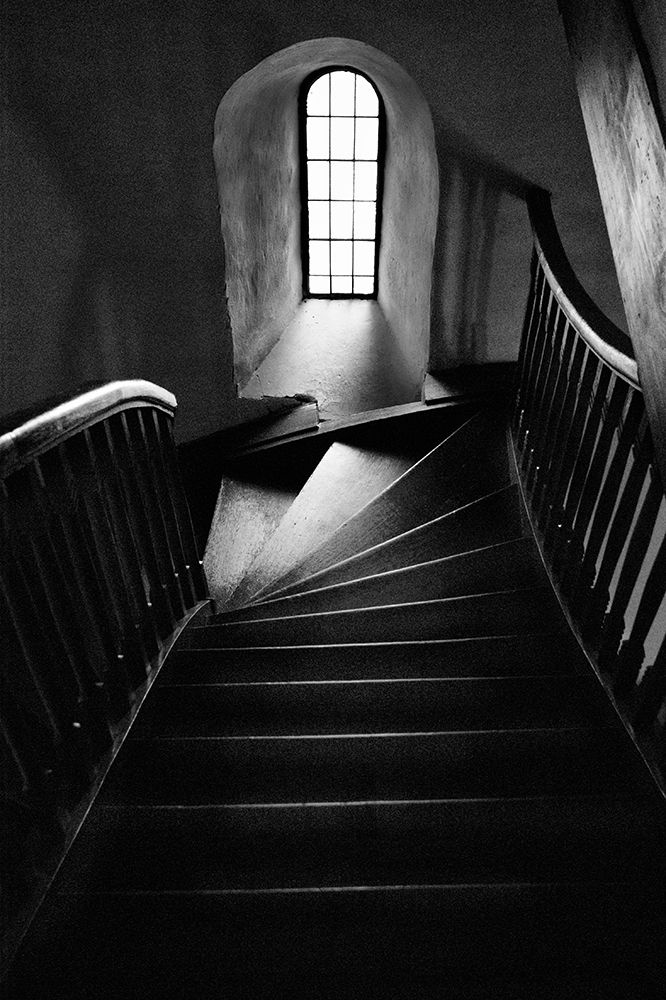 Church stairs in Bad Boll art print by Stefan Eisele for $57.95 CAD