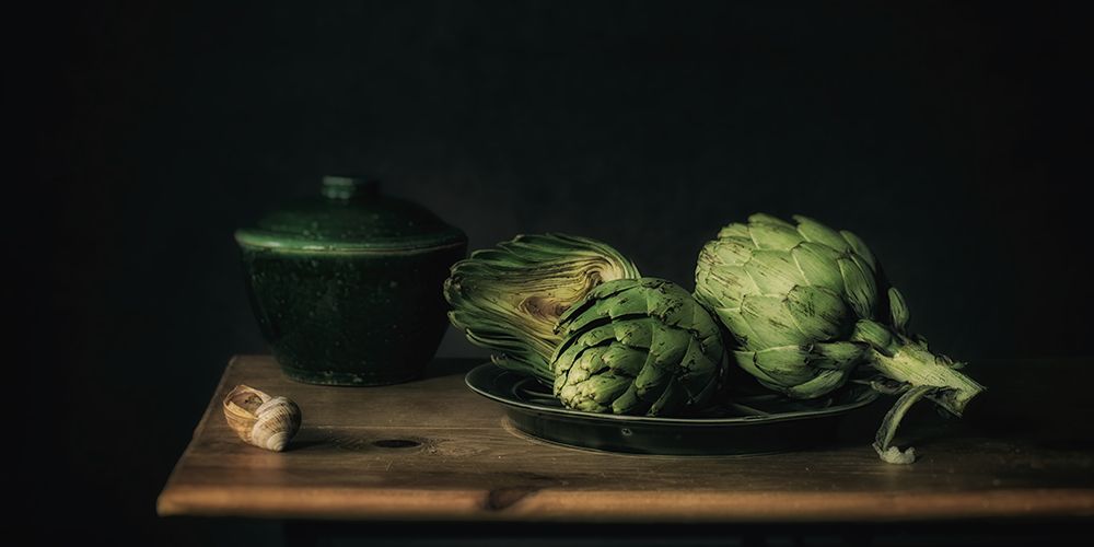 Still life Artichoke art print by Monique van Velzen for $57.95 CAD
