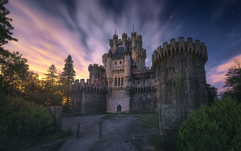 Moonlight over the Castle art print by Jesus M. Garcia for $57.95 CAD