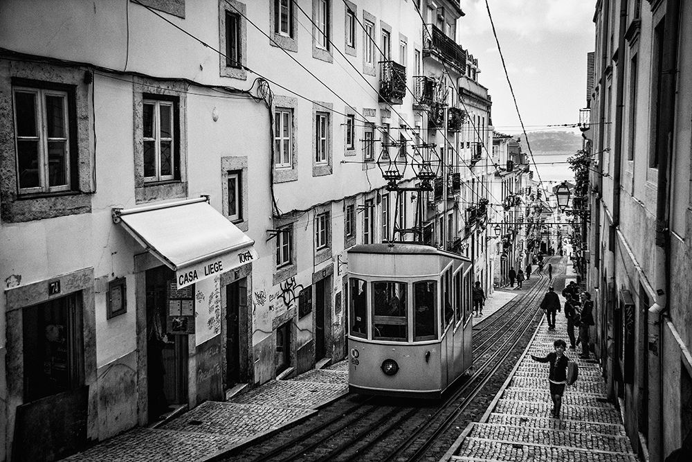 Tram In Lisbon art print by Adolfo Urrutia for $57.95 CAD