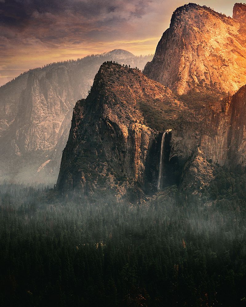 Bridalveil fall art print by David George for $57.95 CAD