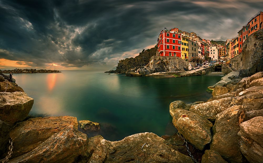 Riomaggiore... art print by Krzysztof Browko for $57.95 CAD