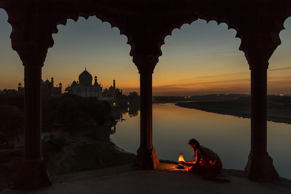 Illuminating the Taj art print by Thomas Siegel for $57.95 CAD