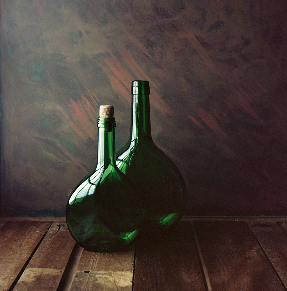 Two Green Bottles art print by Luiz Laercio for $57.95 CAD